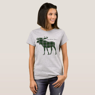 キュートケープブレトンアイランドムースタータンチェックシャツ Tシャツ