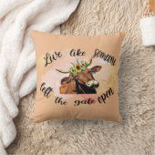 キュートコおもしろいウ引用文ベージュ クッション (ブランケット)