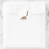 キュートコアティムンディ抽象芸術アート ラウンドシール (バッグ)