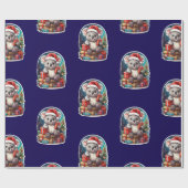 キュートコアラクリスマスお祝い ラッピングペーパー (フラット)