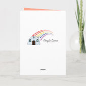 キュートコアラハッピーバースデー カード (裏面)