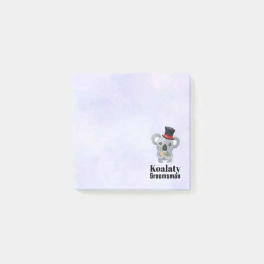 キュートコアラプンコアラティグロムスマン ポストイット (正面)