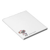 キュートコアラベアナース パーソナライズされた ノートパッド (アングル)