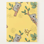 キュートコアラベアパーソナライズされたプランナー プランナー手帳 (裏面)