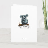 キュートコアラベアパーティーセンター カード (裏面)