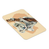 キュートコアラママ&ベビー マグネット (右側)