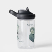 キュートコアラ名前をカスタムする ウォーターボトル (右面)