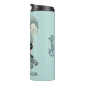 キュートコアラ名前をカスタムする&文字タンブラー タンブラー (回転右)