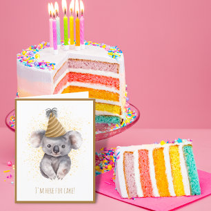 キュートコアラ誕生日カード サンキューカード