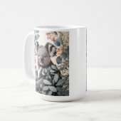 キュートコアラ離れユーカリ コーヒーマグカップ (正面左)