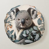 キュートコアラ離れユーカリ ラウンドクッション (裏面)