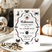 キュートコケットハロウィンコスチュームパーティー 招待状