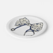 キュートコケットボウコケットボウナース看護 ペーパープレート (アングル)