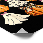 キュートコケットボウズ幽霊パンプキンシーズンハロウィーン ポスター (角)