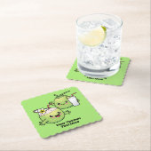 キュートココナッツカスタム文字 ペーパーコースター (インサイチュ)