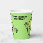 キュートココナッツカスタム文字 紙コップ (左)