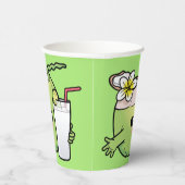 キュートココナッツカスタム文字 紙コップ (右)