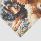 キュートコッカースパニエル犬絵画ズ 薄葉紙 (詳細)