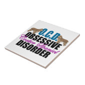 キュートコッカースパニエル犬 タイル (側面)