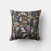 キュートコテージコア幽霊秋ハロウィーンベイビーシャワー クッション (裏面)