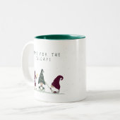 キュートコテージコア格言 ツートーンマグカップ (正面左)