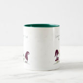 キュートコテージコア格言 ツートーンマグカップ (中央)