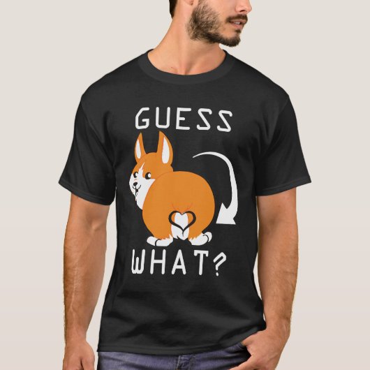 キュートコルギお尻エッセンシャル Tシャツ (正面)
