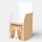 キュートコルギドッグ誕生日 フェイバーボックス (オープン)