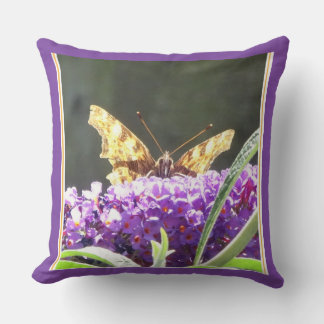 キュートコンマバタフライ装飾用クッション クッション