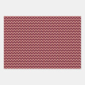 キュートコージーモダンよくはしゃぐ水玉模様 ラッピングペーパーシート (正面3)