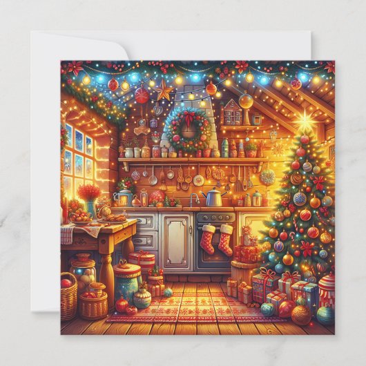 キュートコージーヴィンテージキッチクリスマスフェスティバルキッチン (正面)
