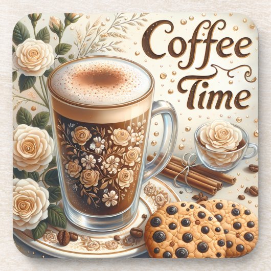 キュートコーヒースタイル コースター (正面)