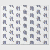 キュートコーヒーファッションパーティー包装紙 ラッピングペーパー (フラット)