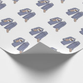 キュートコーヒーファッションパーティー包装紙 ラッピングペーパー (角)