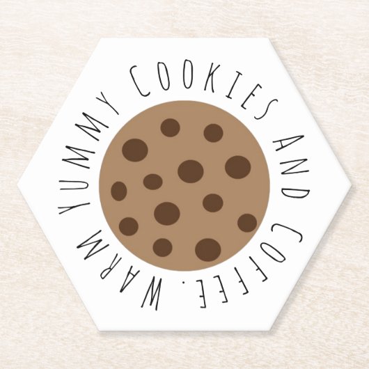 キュートコーヒー紙コースター ペーパーコースター (正面)