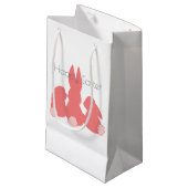 キュートコーラルバンニー – イースターエッグ狩り スモールペーパーバッグ (正面アングル)