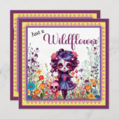 キュートゴシックガーデンシュガースカルホリデーカード シーズンカード (正面/裏面)