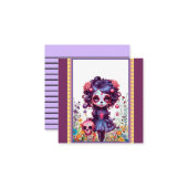 キュートゴシックガーデンシュガースカル ノートカード (正面/裏面インサイチュ)