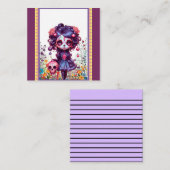 キュートゴシックガーデンシュガースカル ノートカード (正面/裏面)