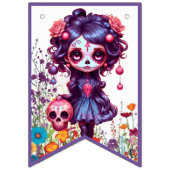 キュートゴシックガーデンシュガースカル バンティングフラッグ (第1の旗)