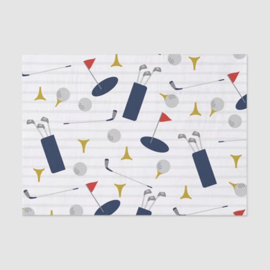 キュートゴルフティッシュペーパー 薄葉紙 (正面)