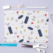 キュートゴルフティッシュペーパー 薄葉紙 (クラフト)