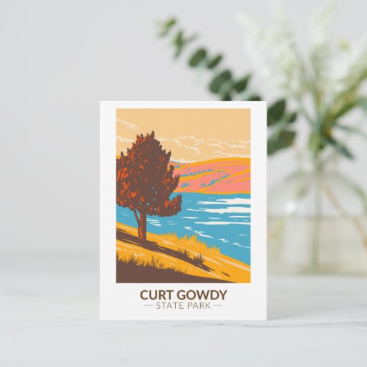 キュートゴーディ州パークワイオミングヴィンテージ ポストカード (スタンド正面)