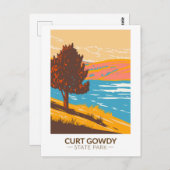 キュートゴーディ州パークワイオミングヴィンテージ ポストカード (正面/裏面)