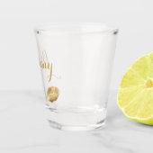 キュートゴールデンキスリッププリント ショットグラス (右)