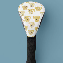 キュートゴールデンラブラドールレトリエバードッグウォーターカラー ゴルフヘッドカバー