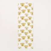 キュートゴールデンラブラドールレトリエバードッグウォーターカラー ヨガマット (裏面)