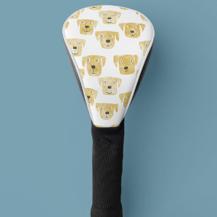 キュートゴールデンラブラドールレトリーバードッグウォーターカラー ゴルフヘッドカバー