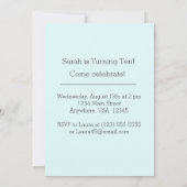 キュートゴールデンリレ食べーバーのアイスクリームパーティー 招待状 (裏面)