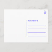 キュートゴールデンレトリエバーパピードッグハッピーバースデー ポストカード (裏面)